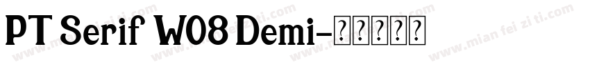 PT Serif W08 Demi字体转换